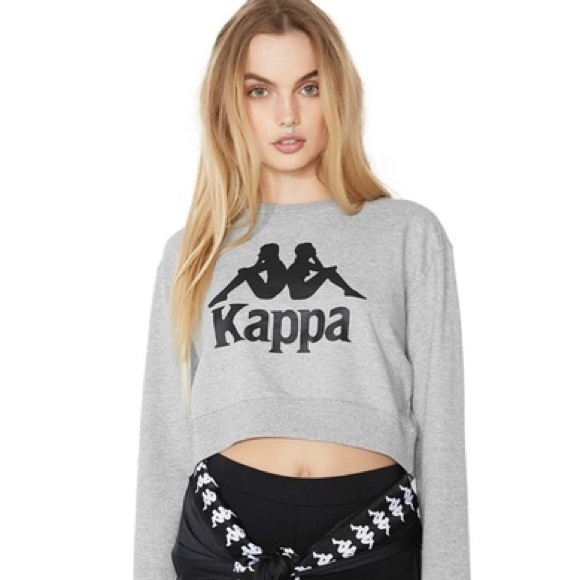 Kappa Sweaters - Kappa Cropped  Bamm Bamm Pullover Sweater